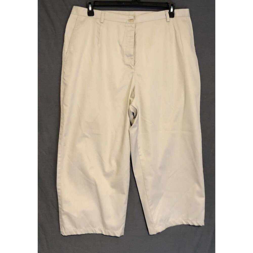 Women’s Crazy Horse Tan Capris Size 20w